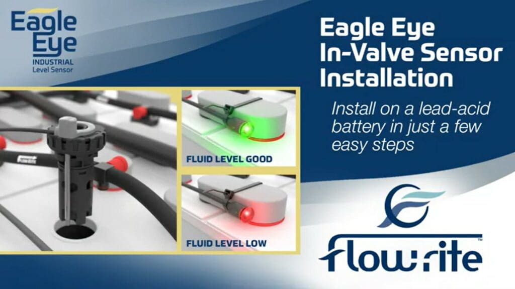 Eagle Eye In-Valve Sensor Installation - Install on a lead-acid battery in just a few easy steps