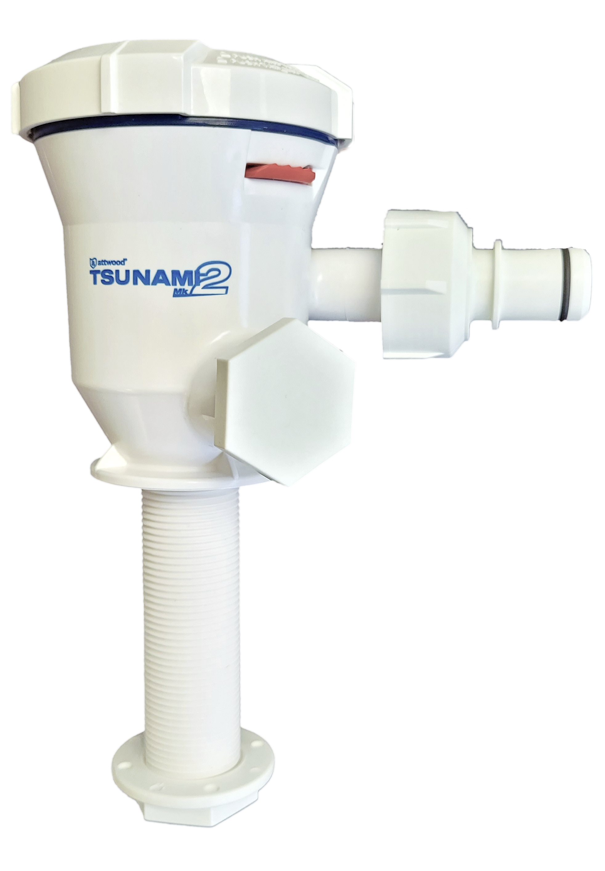 No.5028 Watatusmi アジング 610-S Livewell Pump - Attwood, Tsunami Mk2 800 GPH, Qwik-Lok - Flow-Rite