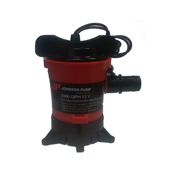 Bilge Pump - Johnson L650, 1,000 GPH, 3/4 Qwik-Lok Discharge - Flow-Rite  Controls