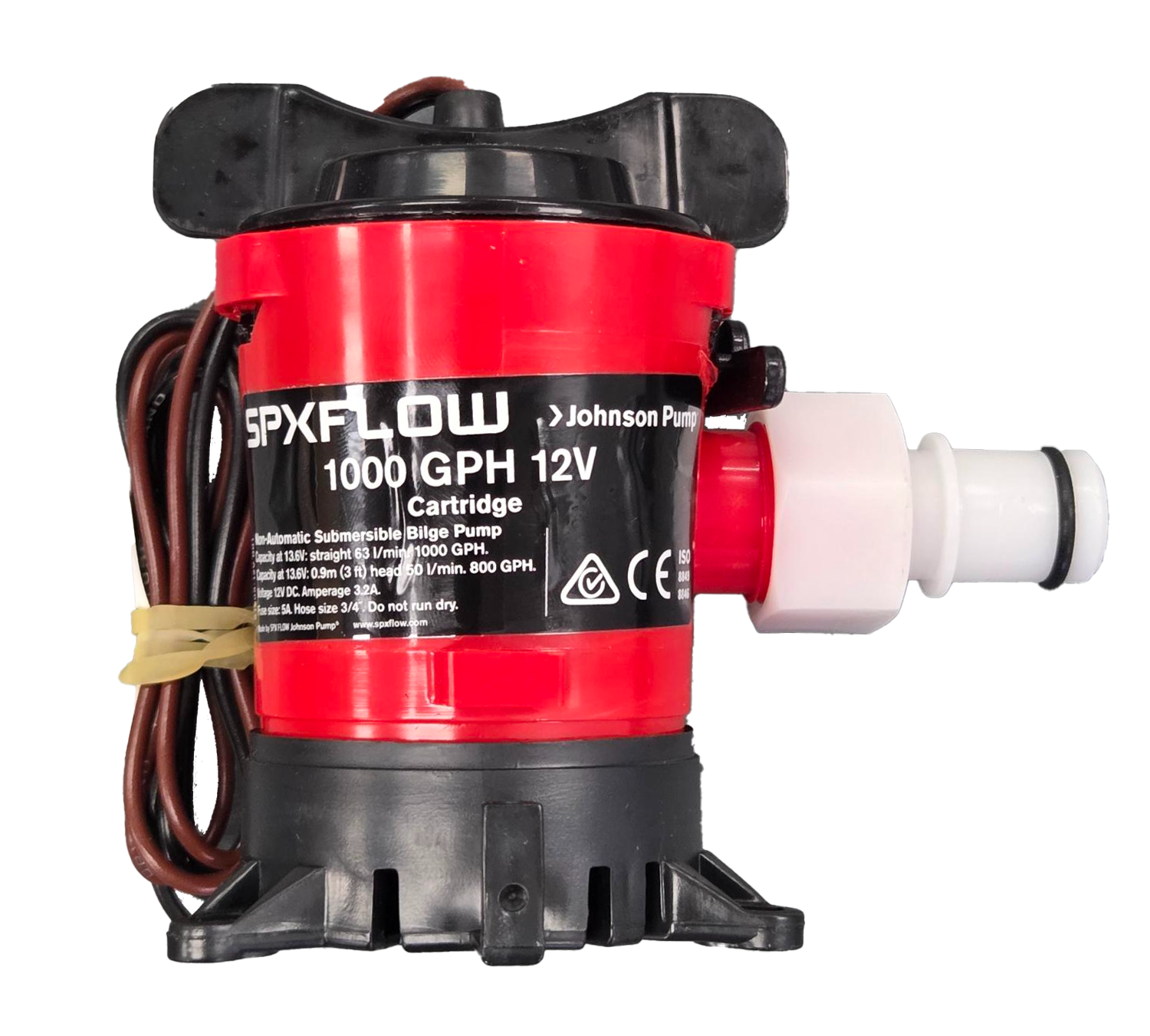 Bilge Pump - Johnson L650, 1,000 GPH, 3/4